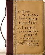 I Know The Plans Bible Cover (Extra Large)