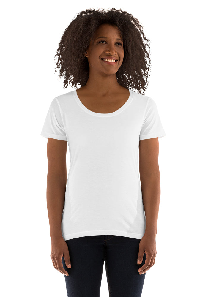 391 Ladies Sheer Scoopneck T-Shirt - Redemption Store