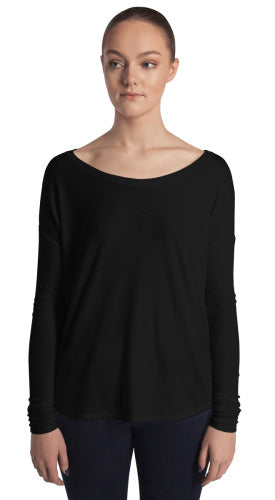 8852 Women's Flowy Long Sleeve Tee with 2x1 Sleeves - Redemption Store