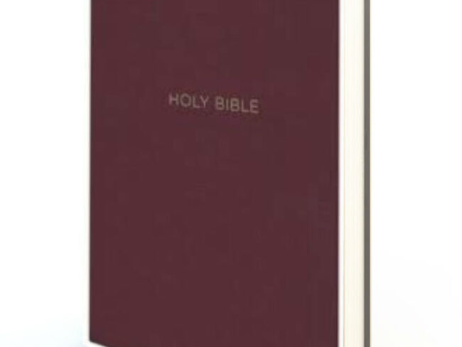 KJV Super Giant Print Reference Bible (Comfort Print)-Burgundy Leatherflex - Redemption Store