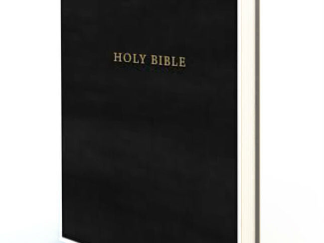 KJV Super Giant Print Reference Bible (Comfort Print)-Black Leatherflex - Redemption Store