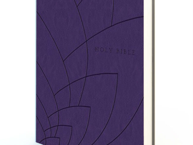 Premium Gift Bible - NLT Purple Leathersoft - Redemption Store