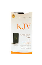 KJV Checkbook Bible - Black - Image 7